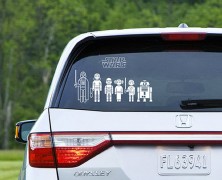 Star Wars Family Decals