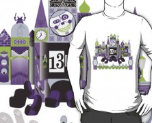 Haunted Mansion Small World Mashup T-shirt