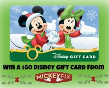 The Mickey Fix Holiday Contest Part 3: Win a $50 Disney Gift Card!
