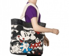Mickey Loves Minnie Tote Bag