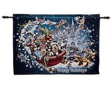Disney Happy Holidays Tapestry