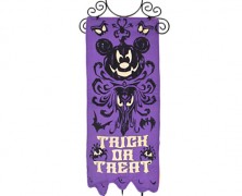 Haunted Mansion Mickey Mouse Halloween Banner