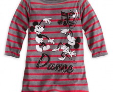 Mickey and Minnie Mouse Boatneck Tee