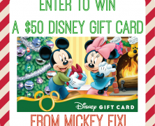 The Mickey Fix Holiday Giveaway: Win a $50 Disney Gift Card! (closed)