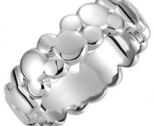 Mickey Mouse Icon Silver Ring