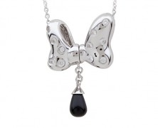 Minnie Mouse Bow Necklace by Petra Azar