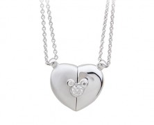 Mickey Mouse Magnetic Silver Necklace by Petra Azar