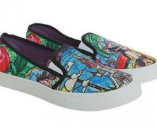 Beauty and the Beast Slip on Sneakers