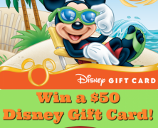 Celebrate Summer and Win a $50 Disney Gift Card!