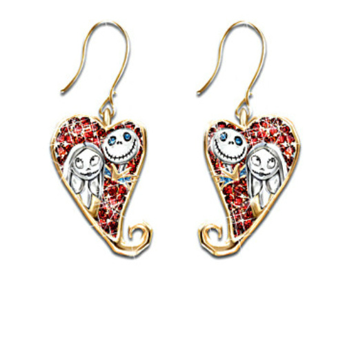 Nightmare Before Christmas Jack and Sally Earrings | Mickey Fix