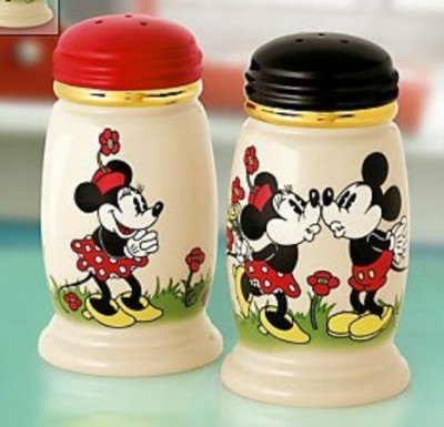 lenox mickey and minnie salt & pepper set