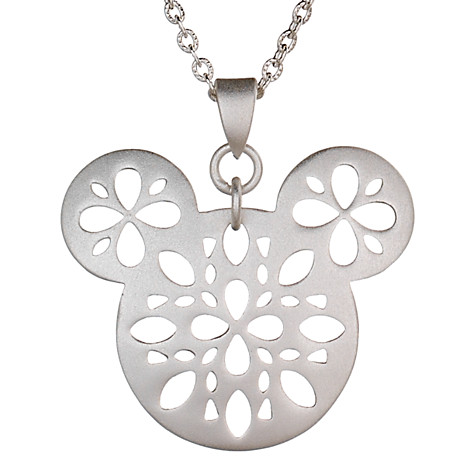 Mickey Mouse Icon Filagree Necklace