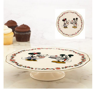Disney's Mickey & Minnie Sweet Treat Cake Plate by Lenox