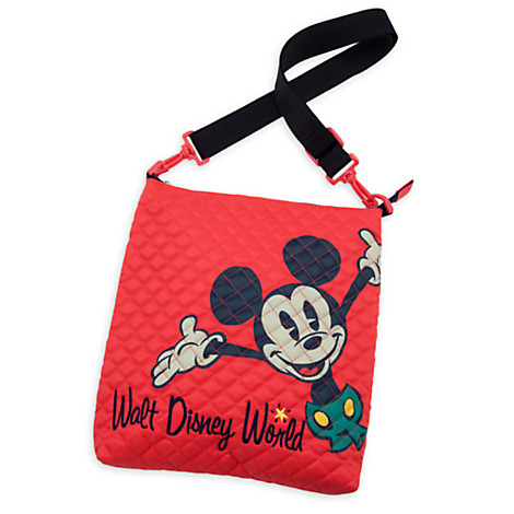 Mickey Mouse Stitched Crossbody Bag