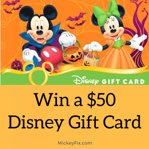 Win a $50 Disney Gift Card from Mickey Fix!