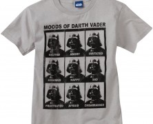 Moods of Darth Vader T-shirt
