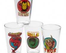 Avengers Pint Glasses 4 Pack