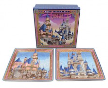 Disneyland and Disney World Castles Plates Set