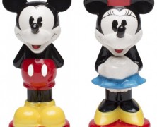 Mickey and Minnie Ceramic Salt and Pepper Shakers