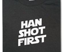 Star Wars Han Shot First Tee