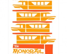 Disney Monorail Print on Canvas