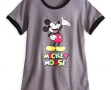Mickey Mouse Ringer Tee for Women