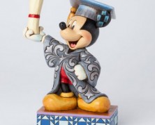 Graduation Mickey Mouse Figurine