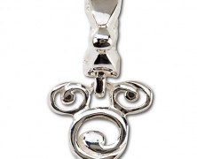 Sterling Silver Mickey Mouse Chamilia Charm