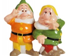 Snow White Doc and Sneezy Salt and Pepper Shakers