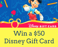 Win a $50 Disney Gift Card for Back to School!