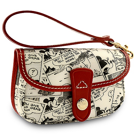 Dooney Bourke Disney Comic Strip Wristlet Mickey Fix