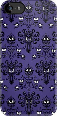 Disney Haunted Mansion Wallpaper Purple New Phone Case iPhone 5c