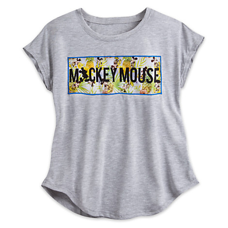 mickey mouse tropical tee
