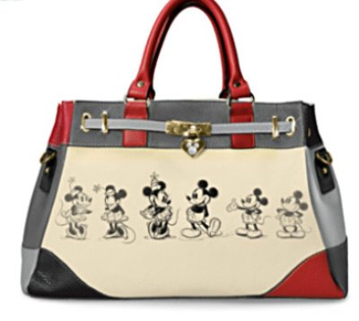 Disney Mickey And Minnie Love Story Handbag