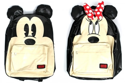 Mickey Minnie Big Face Backpack
