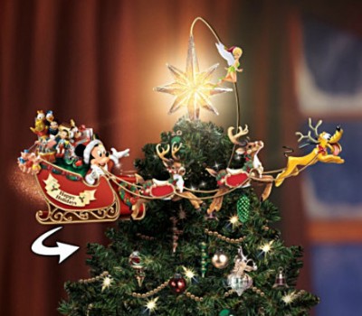 Mickey and Minnie Mouse Light-Up Tree Topper