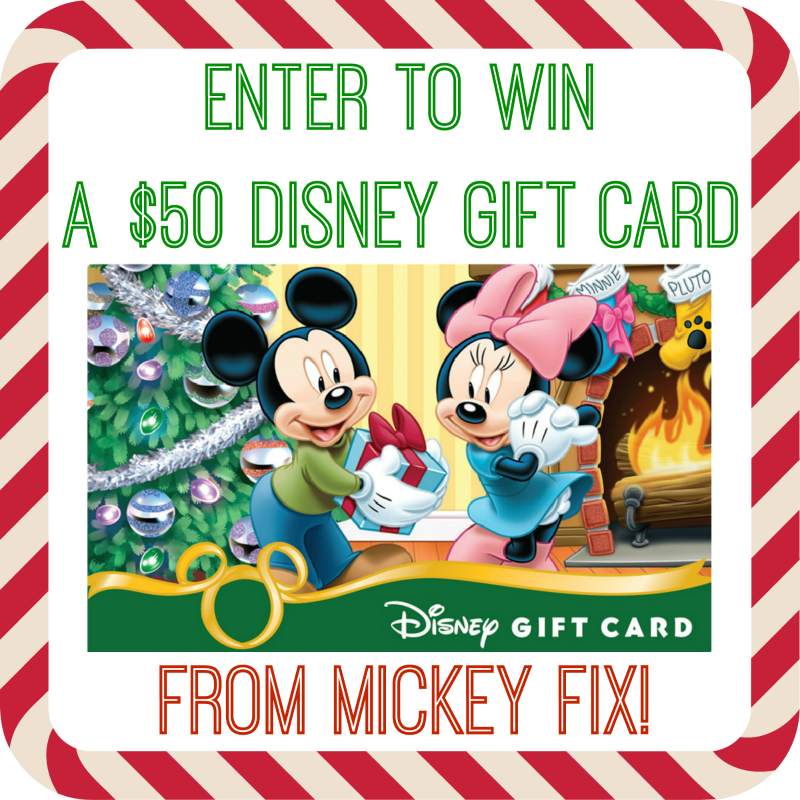 Enter to win a $50 Disney Gift Card!