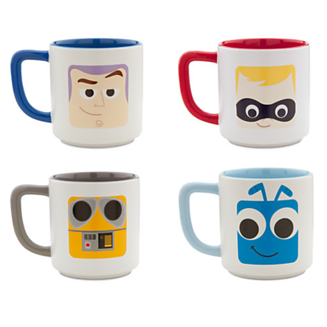 Pixar Mugs Set of 4