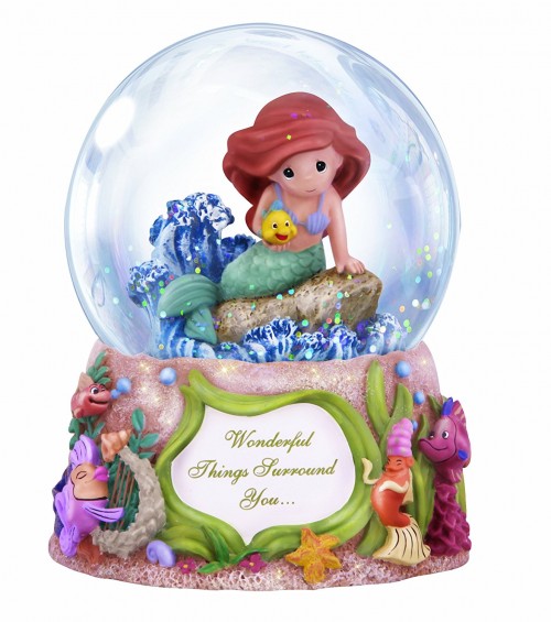 ariel snow globe