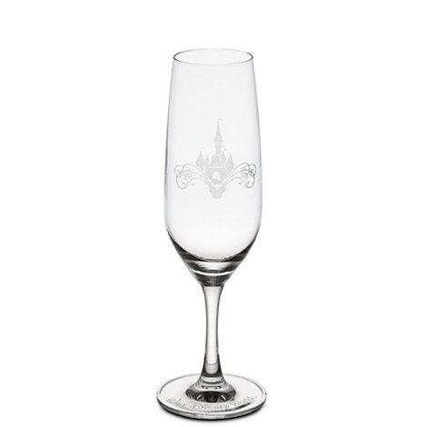 Cinderella Castle Glass Flute