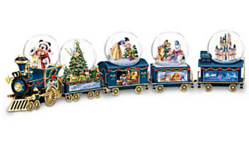 Disney Miniature Snowglobe Train