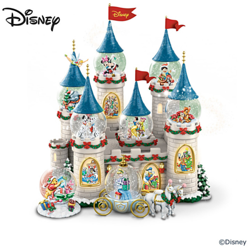 Disney Christmas Snow Globes 500x500 