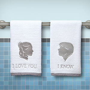 Han and Leia Hand Towels