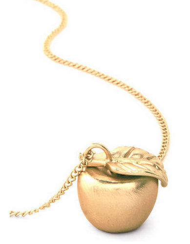 Snow White Golden Apple Necklace