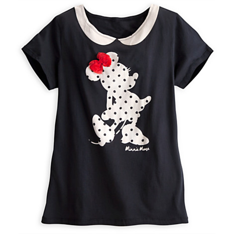 Minnie Mouse Peter Pan Collar Polka Dot Tee