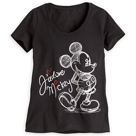 J'Adore Mickey Mouse Tee for Women