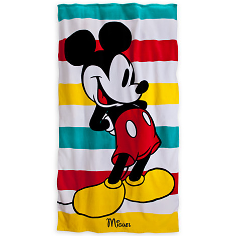 mickey mouse beach towel