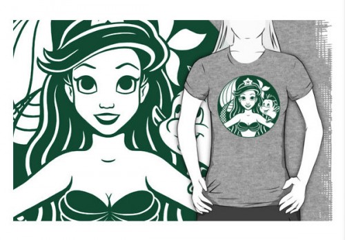 Little Mermaid Ariel And Flounder Tee Mickey Fix 