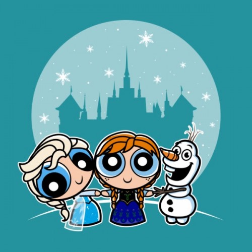 Frozen Powerpuff Girls Tee