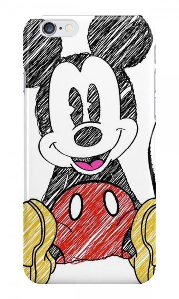 Mickey Mouse Sketch iPhone 6 Case